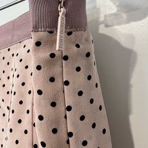 Tory Burch pleated silk skirt